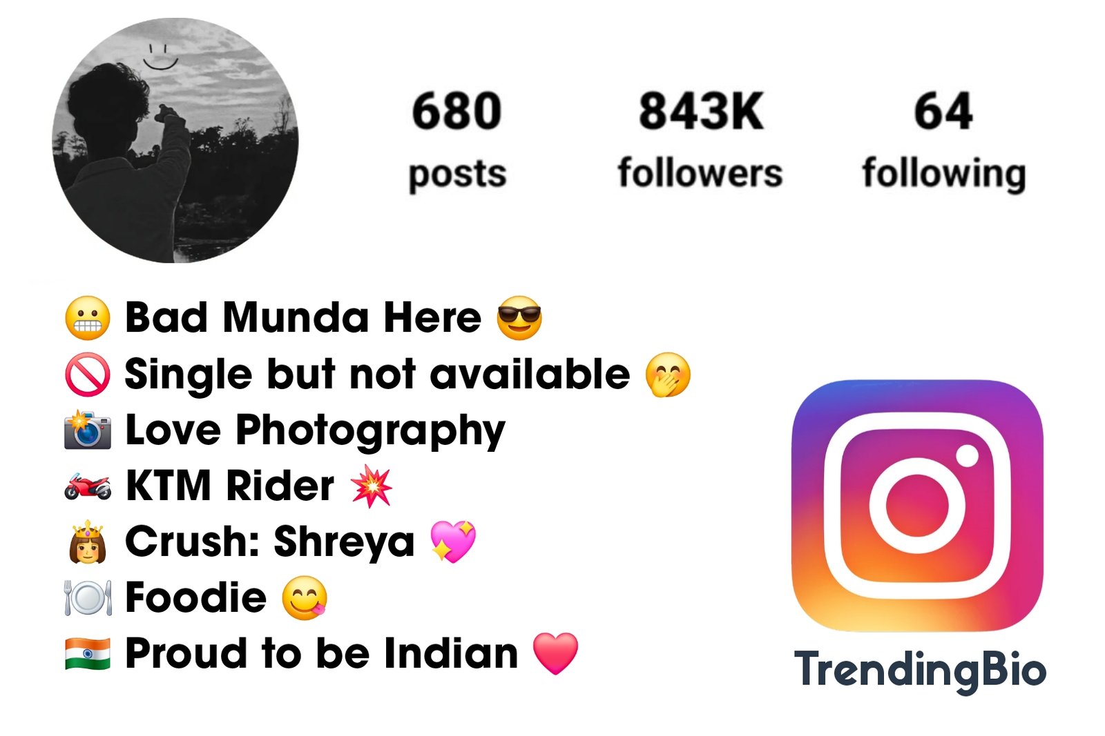 Attitude Badmashi Bio For Instagram
