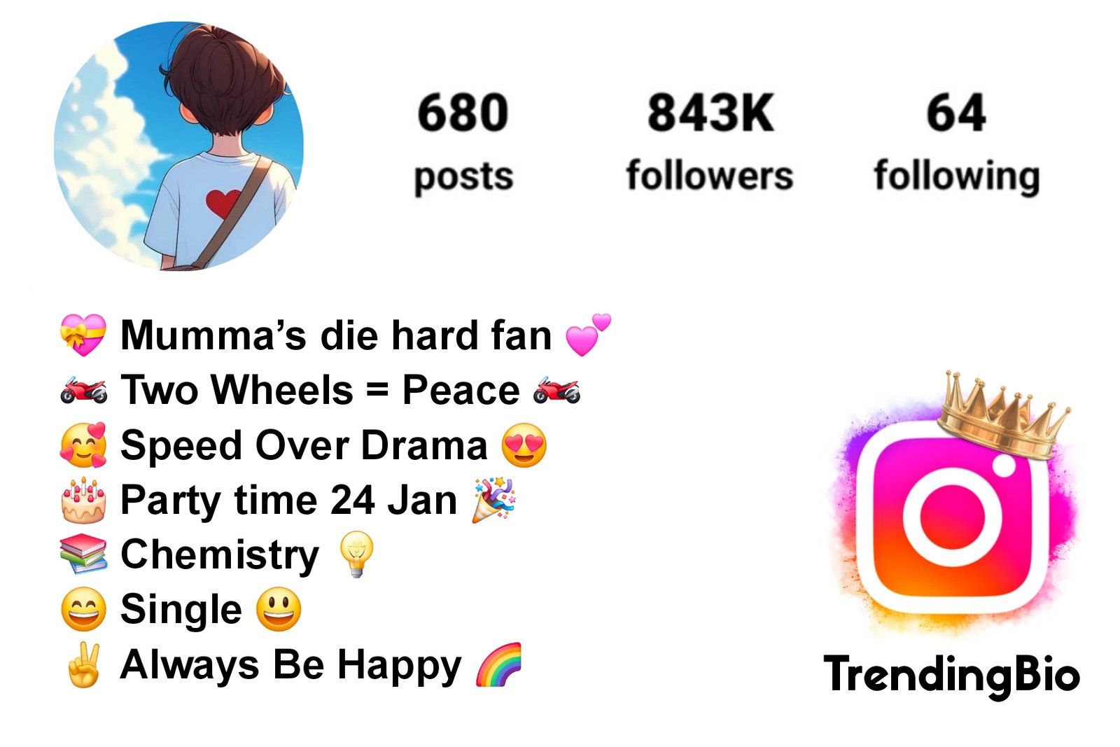 Bike Rider Bio For Instagram (2) Instagram Bio For Riders
