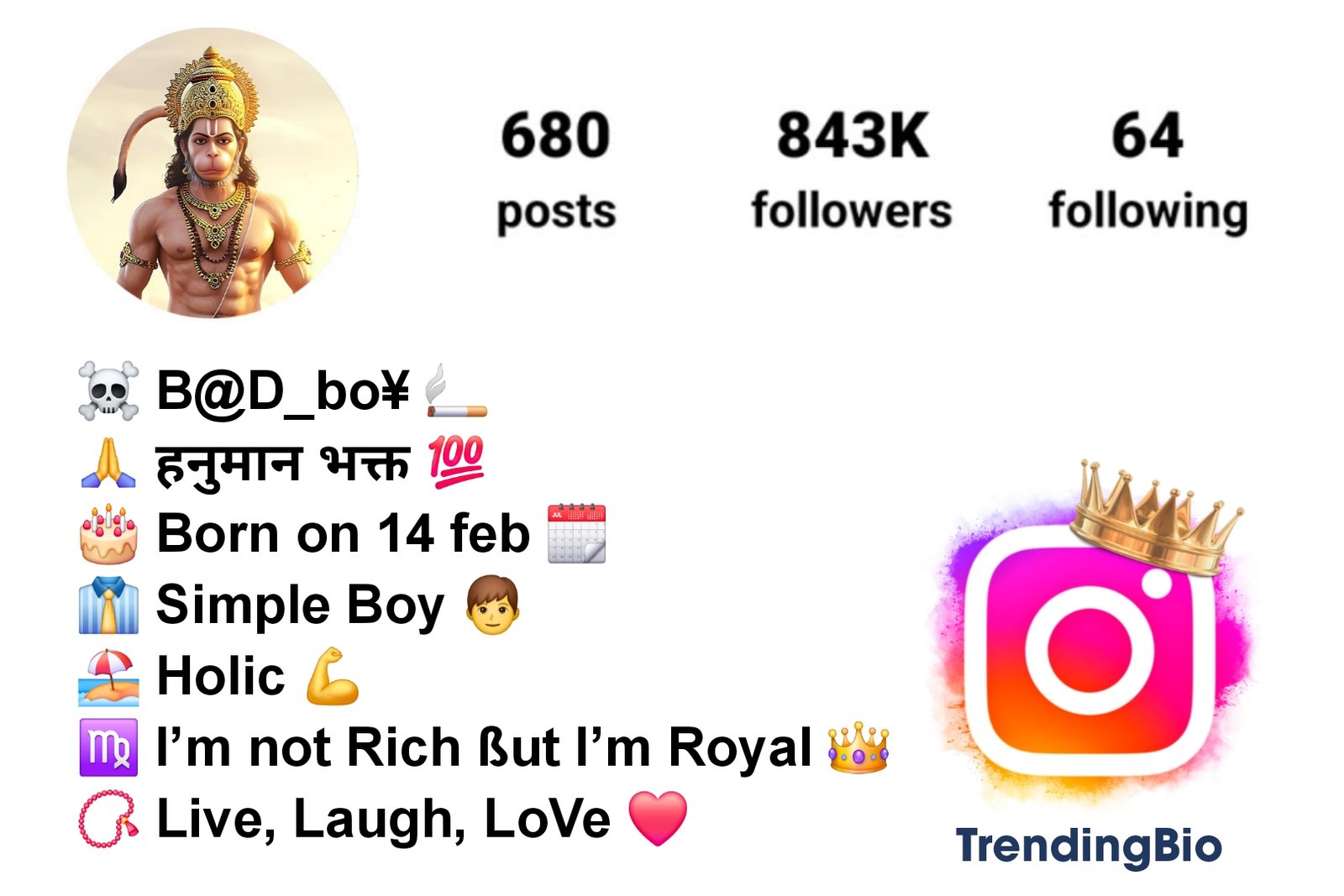Hanuman Ji Bio For Instagram (4) Hanuman Dada Bio For Instagram