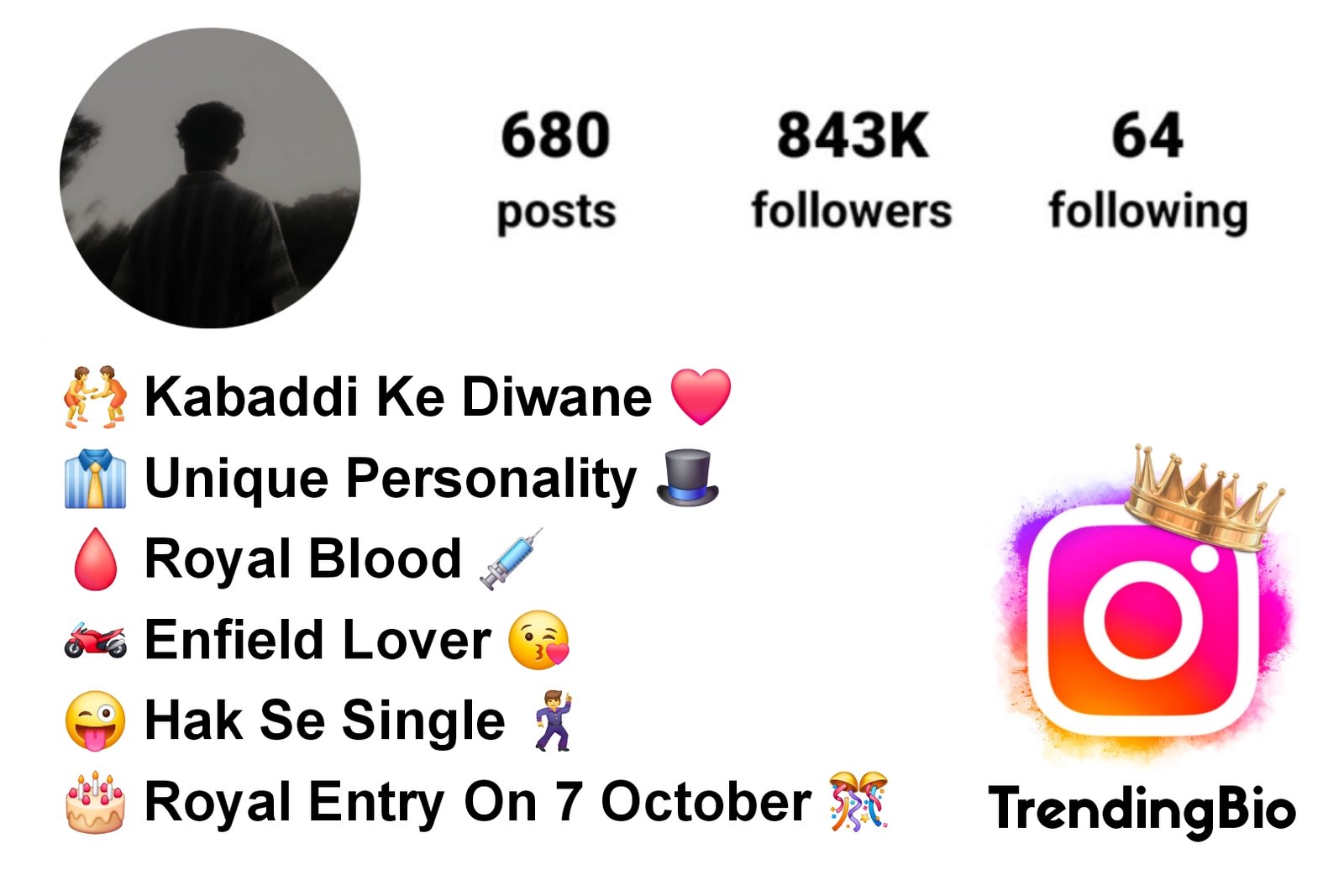 Instagram Bio Kabaddi Lover (4) Instagram bio kabaddi lover with emoji