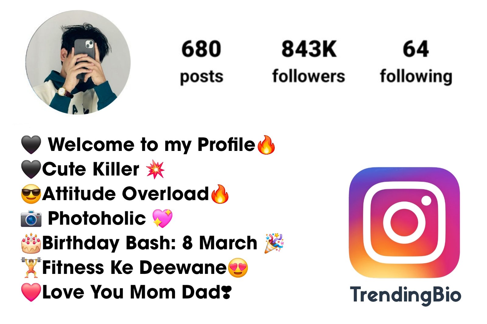 Instagram Bio For Boys Attitude