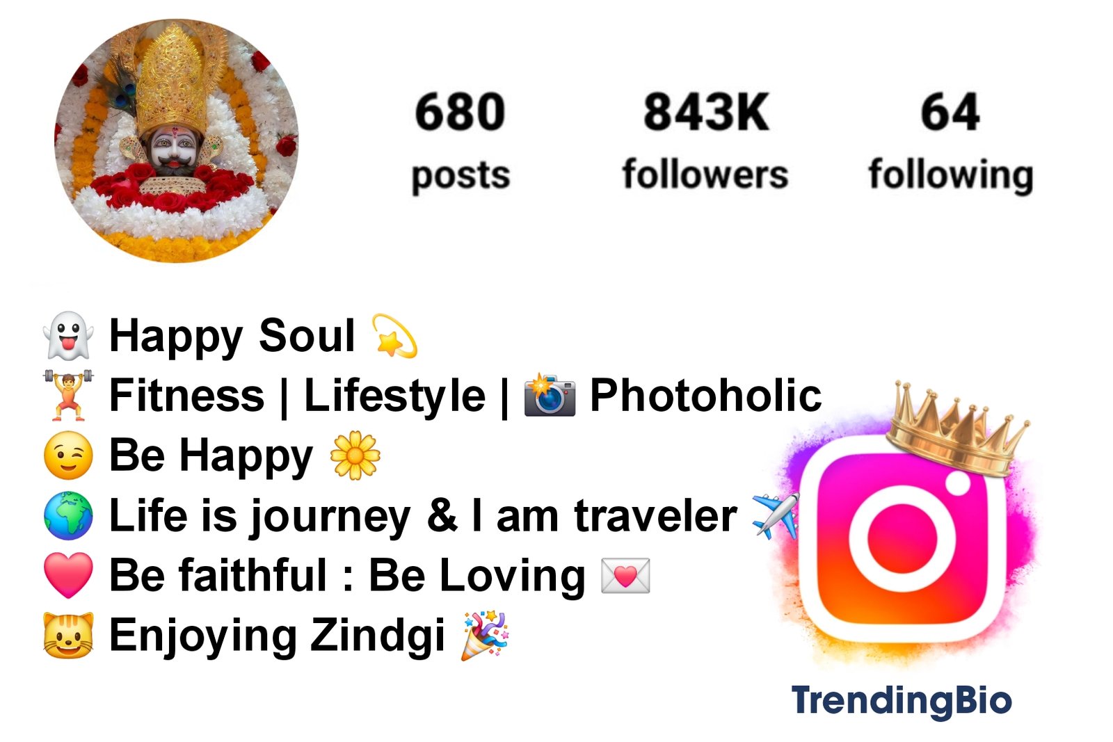 Khatu Shyam Bio For Instagram (2) Khatu Shyam Bio For Instagram