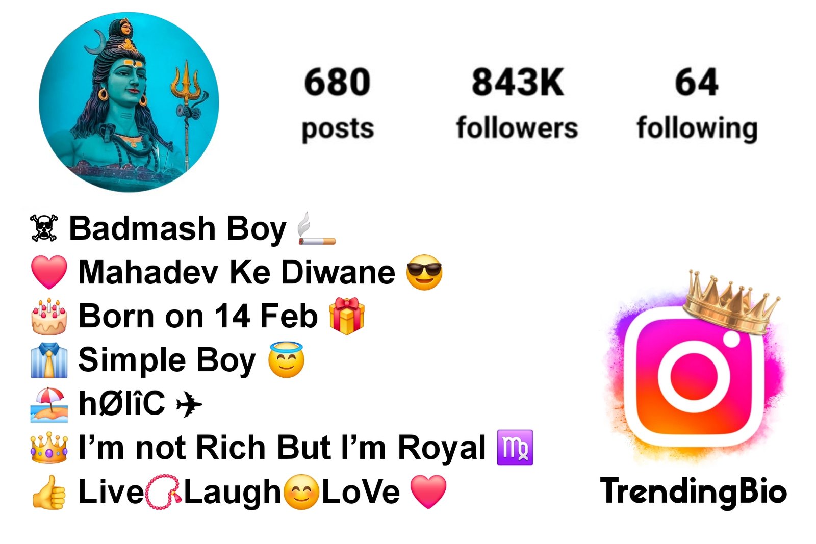 Mahakal Bio For Instagram (3) Best Instagram Bio For Mahakal Bhakt